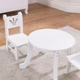 thumbnail image 3 of KidKraft Wooden Lil' Doll Table & Chair Set for 18-Inch Dolls - White, 3 of 6