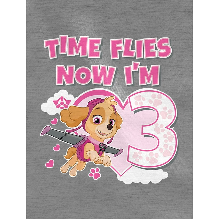 Tstars Paw Patrol Skye 3rd Birthday T-Shirt Perfect Gift for