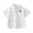White, variant on Boys Casual Button Up Shirt Toddler Kids Breathable Loose Fit Embroidered Summer Outdoor Playwear Classic Fit Tees for Boys
