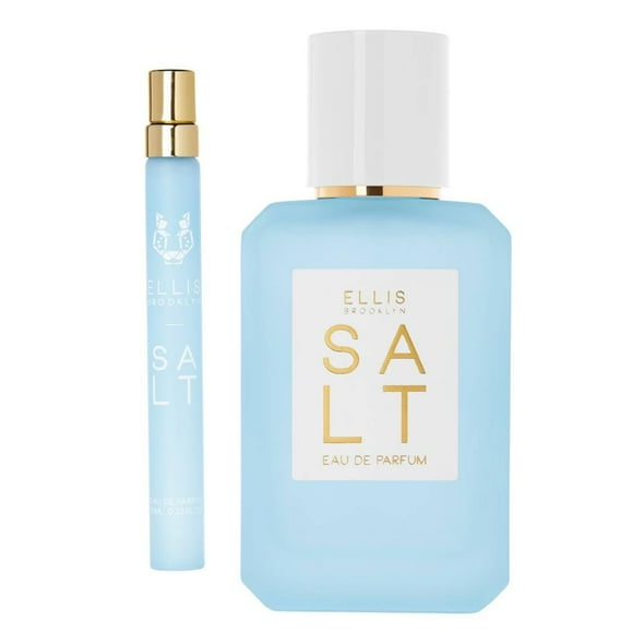 Ellis Brooklyn SALT Eau de Parfum pour Femmes - Propre, Salée, Florale, Musc, Ambre, Parfum Bois de Santal, 1.7 oz, Unisexe, Longue Durée