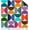 Boho, variant on Blue Chinoiserie Pavilion Mahjong Mat with Rules for Table 31.5x31.5, Traditional Chinese Non-Slip Noise Reduction Mahjong Table Mat for Poker Board Games Card Games Dominoes, Chinoiserie Decor