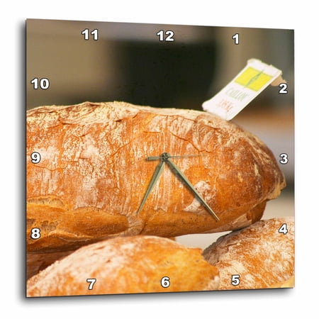 3drose, Cuisines, Bread, Le Brusc, Var, Cote Dazur, France - Eu09 Pka1324 - Per Karlsson, 10x10 Wall Clock