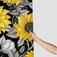 thumbnail image 3 of Pratyus Flower Pattern Modern Waterproof Shower Curtain with Hooks for Country Cottage & Farmhouse Bathroom Decor, 100% Polyester Fabric, Various Sizes 36x72, 3 of 7