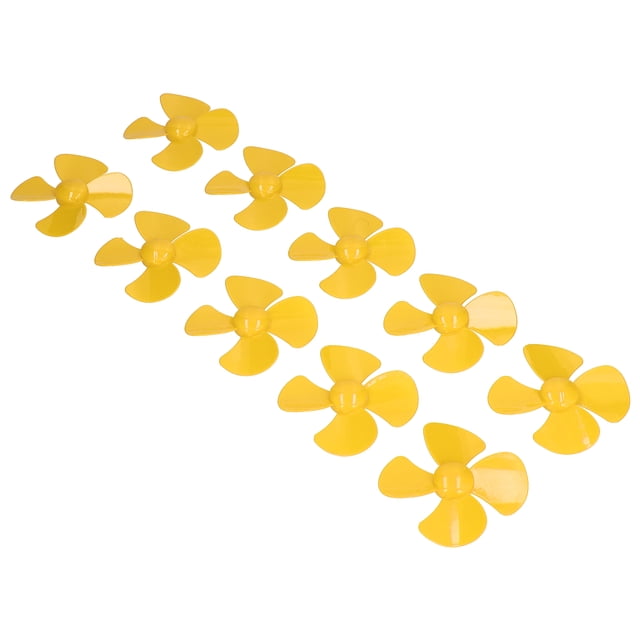 2mm Diameter Strong Wind 40mm 4 Blades Propeller for DIY Toy Car, Materials with Many Colors
