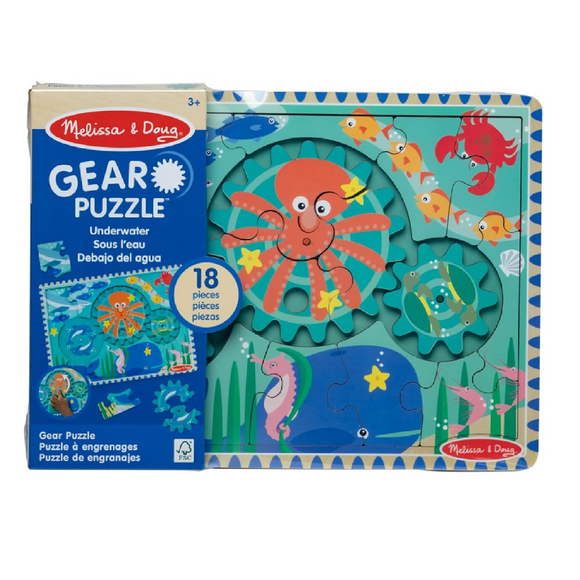 Rompecabezas de madera subacuática Melissa & Doug