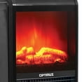 thumbnail image 4 of Optimus 1,200-Watt-Max Mini Electric Flame-Effect Fireplace Heater, Black, H-9300BK, 4 of 4
