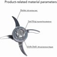 thumbnail image 2 of Blender Blade, Replacement Blade Blade For Vorwerk Thermomix Tm6, 2 of 4