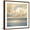 Brown Frame, variant on Art.com Ocean Light II Art Print by John Seba, White Frame Wall Art, 21" x 21"