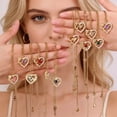 thumbnail image 5 of MONMONDAY Zodiac Birthstone Heart Pendant 18K Gold-Plated Necklace for Women, Holiday Gift, 5 of 7