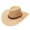 Beige, variant on WCJM MaleAdult Solid Casual Summer Western Fashion Cowboy Sun Hat Wide Brim Travel Sun Cap Coffee