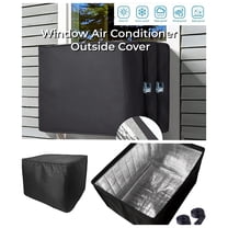Window Air Conditioner Outdoor Cover,Outside Window AC Unit Cover Dust-Proof Protector Waterproof AC Protection Cover