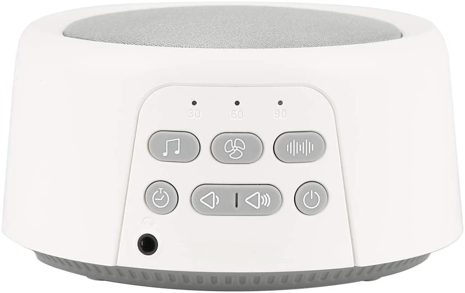 Sleep Sound Machine, White Noise Machine for Sleeping, 24 Soft White Sounds, Suitable for Kids and Adults