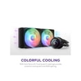 thumbnail image 5 of NZXT Kraken RGB 280mm - RL-KR280-B1 - AIO RGB CPU Liquid Cooler - LCD Display - 2 x F140RGB Core Fans Radiator Fans Black LGA 1851/1700 & AMD AM5 Compatible, 5 of 5