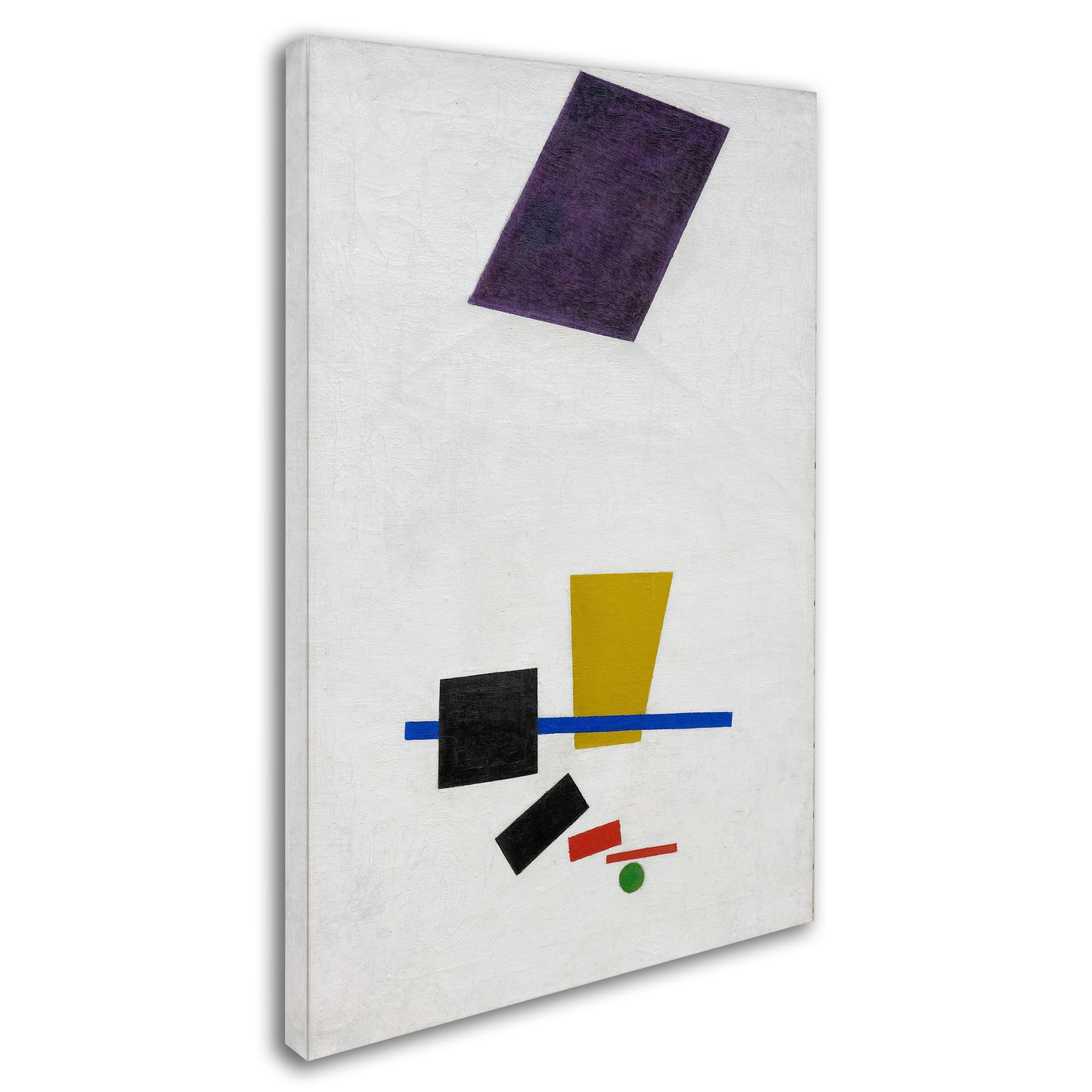 Kazimir Malevich 'Color Masses In The 4Th Dimension' Canvas Art