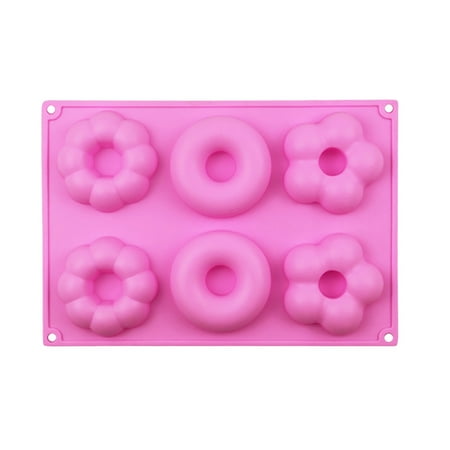 

wendunide kitchen gadgets Washable Silicone Cake Cake Candy Chocolate Decorating Tray DIY Craft Project Pink