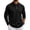 07# Black, variant on Long Sleeve Polo Shirts for Men Classic Button Golf Shirt Casual Collared Thermal Work Pullover Tops Saffron L