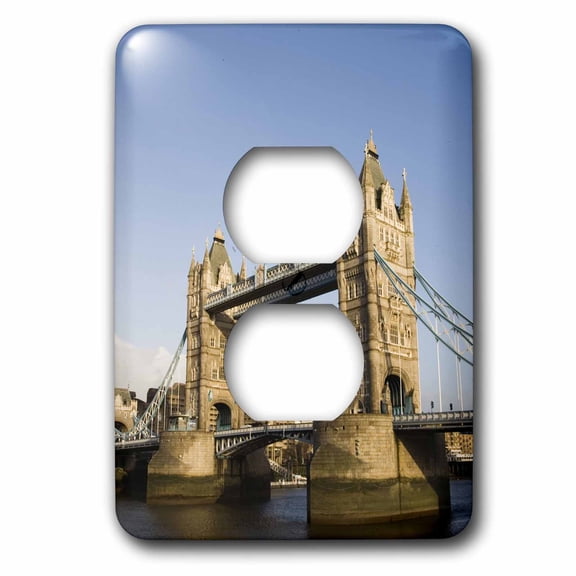 3dRose, ENGLAND, London Tower Bridge - EU33 WBI0023 - Walter Bibikow, 2 plug outlet cover