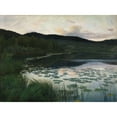 thumbnail image 2 of Kitty Kielland 18x14 Gold Ornate Wood Frame and Double Matted Museum Art Print Titled - Summer Night (1886), 2 of 4