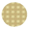 thumbnail image 2 of GROWTH TANK Elastic Fitted Table Cover - Golden Color Pattern - Large Round - Fits Tables up C 1.2m, 2 of 9