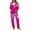 04-Pink, variant on SwiftWear Women's Christmas Pajama Sets Long Sleeve 2 Piece Soft Cozy Loungewear Sleepwear Festive Print Long Pants with Pockets