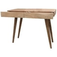 thumbnail image 5 of Benedict Acacia Solid Wood 2 Drawer Desk in White Wash Finish, 5 of 8