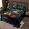 thumbnail image 2 of Erosebridal Funny Capybara Duck Coverlet Set Twin, Animal Theme Bedding Set, Ultra Soft 2pcs, 2 of 5