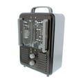 thumbnail image 2 of Comfort Zone Compact Portable Electric Utility Space Heater Personal Fan, Black, 2 of 5