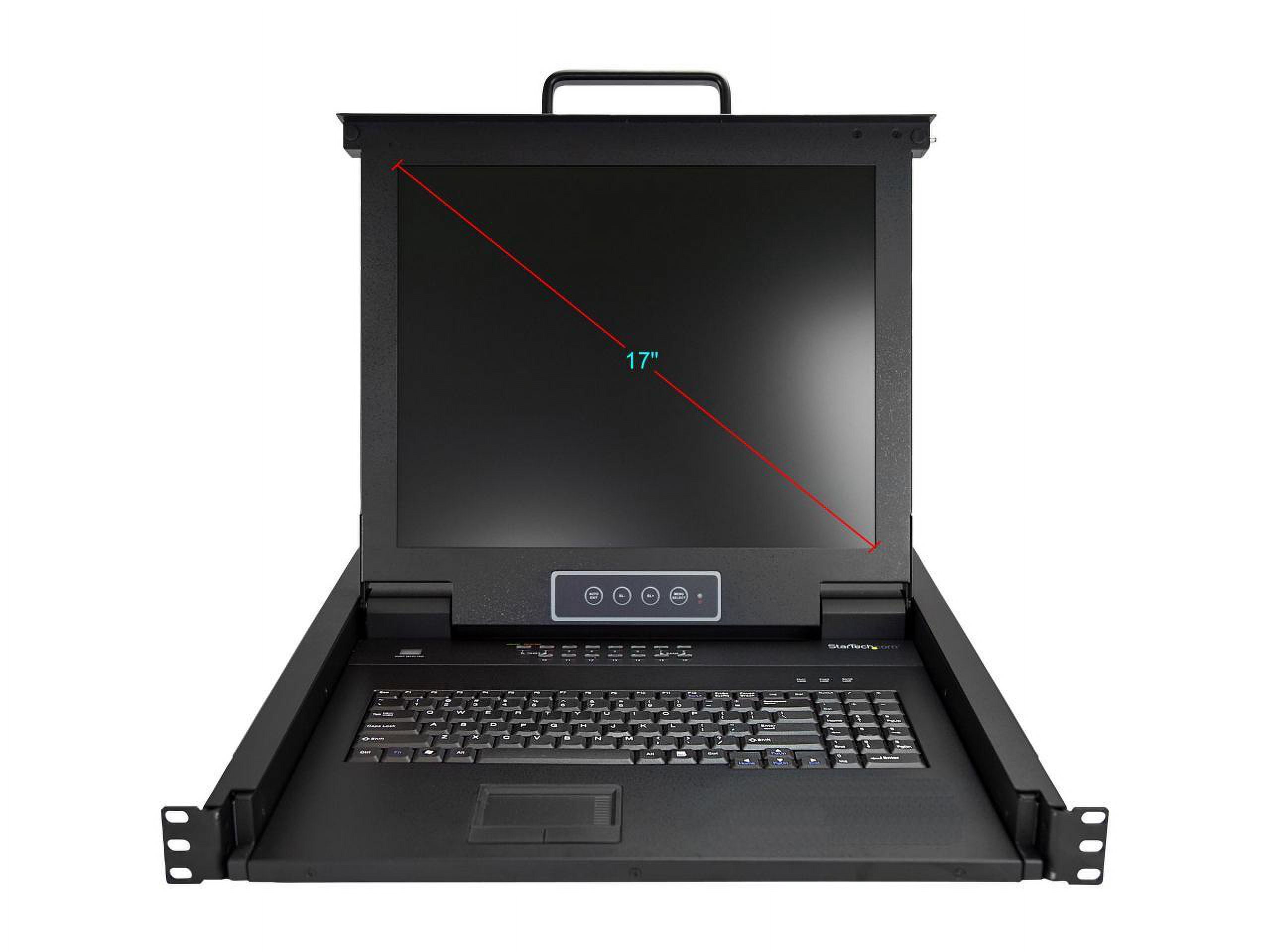 StarTech.com RKCONS1716K 16 Port Rackmount KVM Console - 17 Inch Display - 1U VGA KVM Console