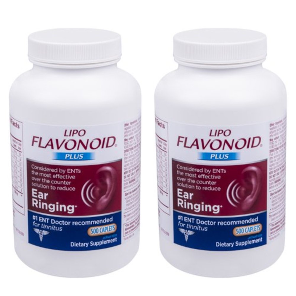 2 Pack Lipo flavonoid plus 500 Caplets Each
