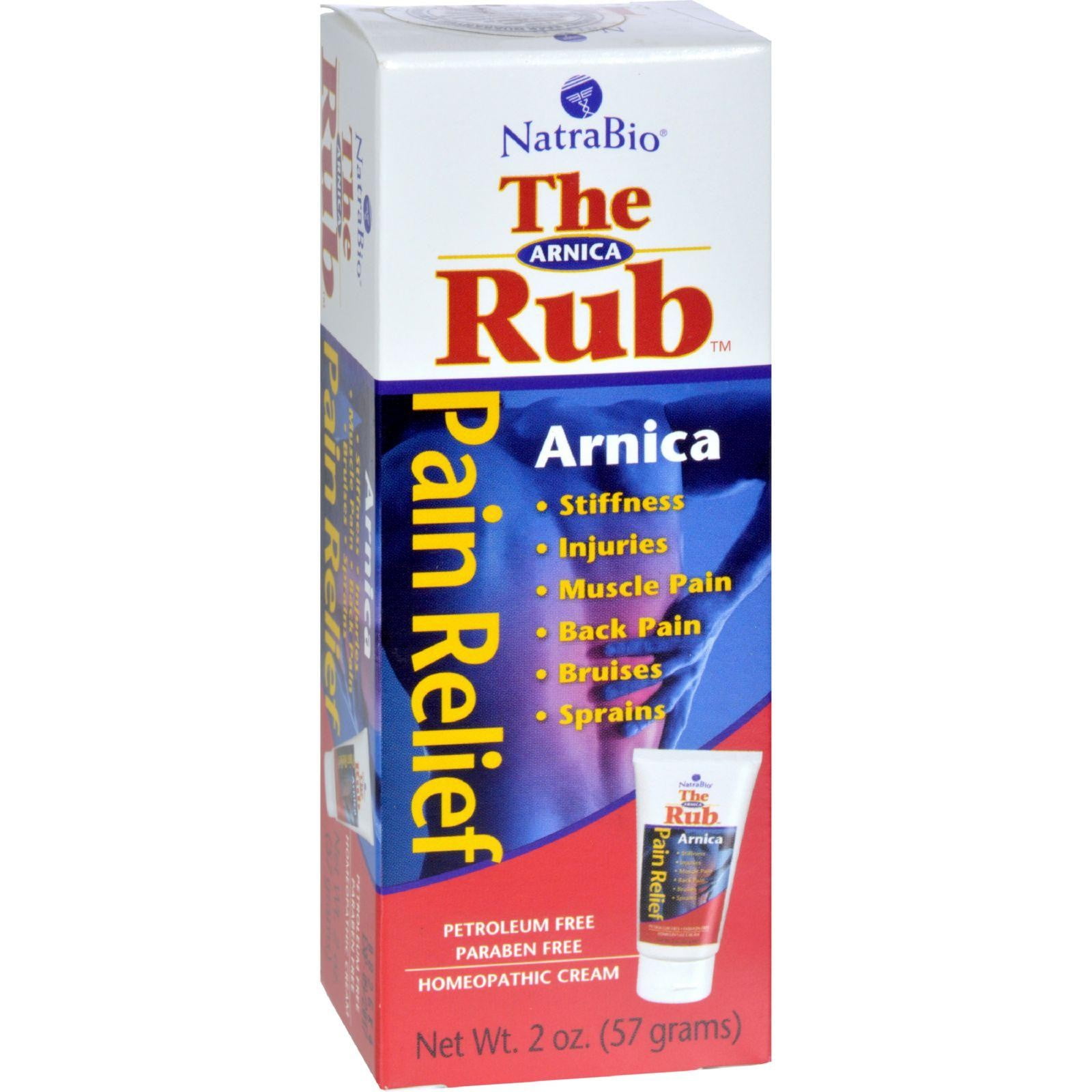 Natrabio The Arnica Rub Pain Relief Cream 2 Oz Walmart Canada