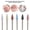 Assorted, variant on BIMZUC Professional Silicone Nail Drill Bits Set, 6 Pcs Manicure Grinding & Polishing Head Accessory, Nail Art Dead Skin Removal Tools for Salon and At-Home Use, Multicolor Set 12