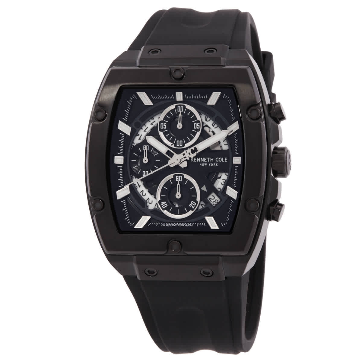 Kenneth Cole New York Chronograph Quartz Black Dial Men's Watch