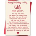 thumbnail image 1 of Tarjeta de cumpleaños BENNLOOS romántica y divertida para esposa, 1 of 6