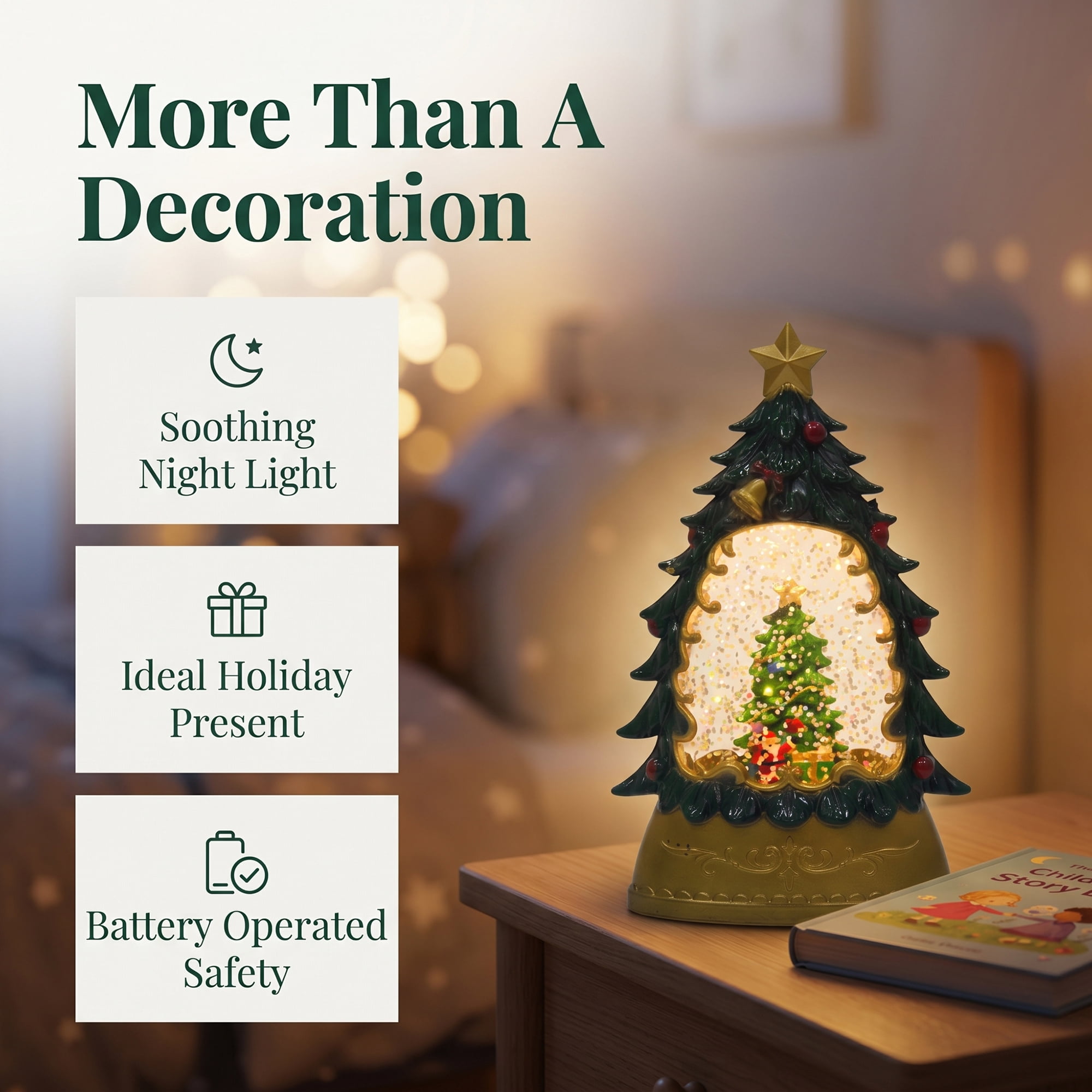 Unique Bargains Light Up Crystal Ball Shatterproof LED Lantern Brown B 3.1" x 2.2" x 6.3"