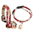 thumbnail image 1 of Adjustable Pet Collar Printing Creative Kitten Collar Safety Buckle Cat Collar, 1 of 10