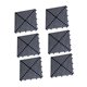 thumbnail image 5 of 6 alfombrillas antideslizantes entrelazadas para baldosas de suelo, cojín modular para drenaje Negro, 5 of 9