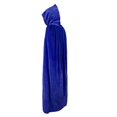 thumbnail image 2 of Capa Cloak Century Star de terciopelo con capucha para mujer, color azul real, 2 of 6