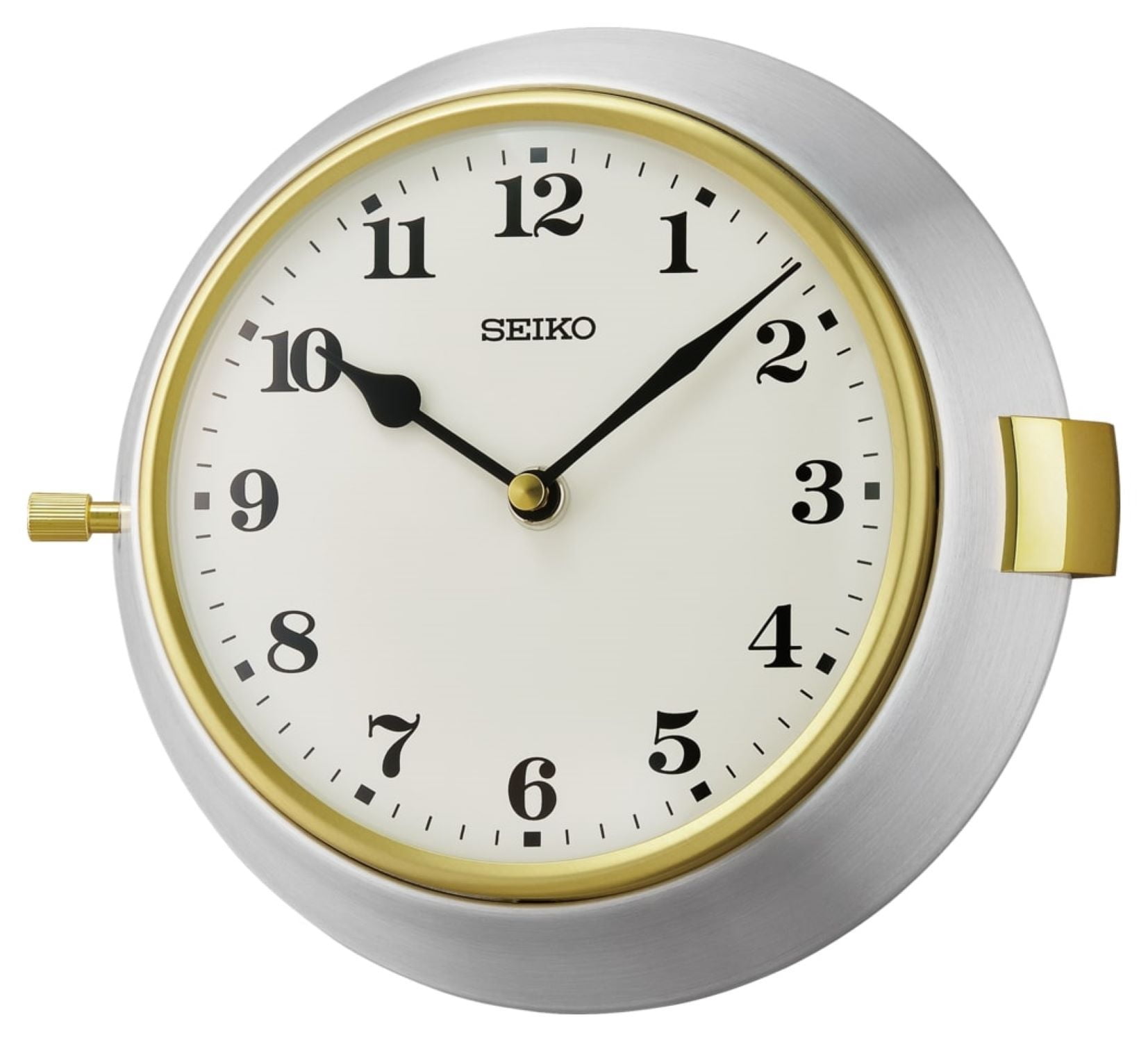 Gold Seiko Traditional World Time Mantel Clock 