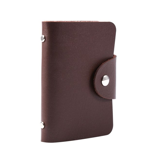 Sonew Card Case, Wallet,1pc PU Leather ID Credit Business Card Holder Pocket Case Purse Wallet for 24 Cards