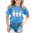 thumbnail image 2 of TZEWGL Chemise Décontractée pour Fille Garçon Chasse Lapin Imprimé Graphique Manches Courtes Col Rond Vêtements pour Enfants Taille 3-4T, 2 of 3
