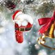 thumbnail image 1 of Fiudx Decoraciones navideñas para interiores 26 adornos navideños con 26 letras, adornos rojos para árbol de Navidad, adornos colgantes con letras, adornos para árbol de Navidad con alfabeto para el, 1 of 7