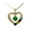 10k Yellow Gold, variant on Nana Heart 1-6 Birthstone Necklace for Mother & Child with Chain - Platinum Plated, Stone 5