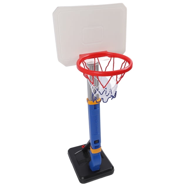 Poolside Basketball Loop, 5 Gears Height Adjustable 138cm Swimming Pool Basketball Loop for Outdoor Play