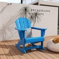 thumbnail image 2 of HDPE Adirondack Rocking Chair (Blue), 2 of 3