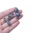 thumbnail image 2 of HOOUN 20pcs Rainbow Robot Pendant Charms Metal Alloy Astronaut Pendants Jewelry Mak, 2 of 5