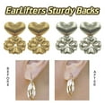 thumbnail image 2 of Earlifters Sturdy Backs - Invisible Ear Lobe Support Backs para pendientes pesados 1 juego (oro o plata) Earlifters EL-SB, 2 of 3