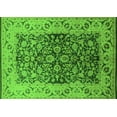 thumbnail image 1 of Ahgly Company Indoor Rectangle Oriental Green Industrial Area Rugs, 7' x 9', 1 of 4