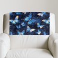 thumbnail image 5 of COEQINE Recliner Headrest Covers PU Leather Headrest Protector with Hook and Loop Straps, Universal Head Rest Covers for Recliner Office Chair Home Decor, 17x27 Inch, Blue Butterfly, 5 of 7