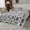 Coffee, variant on Cationic Hollow Taffeta Lambswool Blanket for Sofa and Bed, Soft Polyester Comfort for Winter Warmth and Stylish Decor Coffee