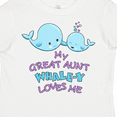 thumbnail image 4 of Inktastic My Great Aunt Whale-y Loves Me Boys or Girls Toddler T-Shirt, 4 of 5